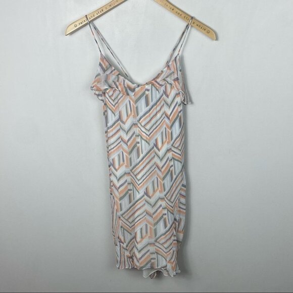 NWT Rebecca Minkoff Emilia Dress Size XS Mini Geometric Boho Print New Tags Boho - Picture 11 of 12